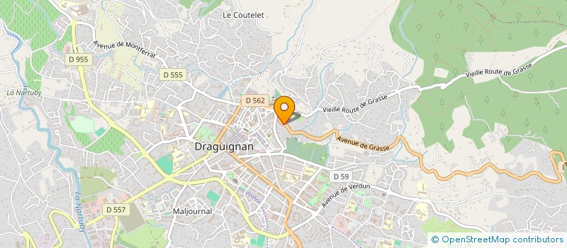 localisation de l'entreprise MADAME JULIA PONCHON  DRAGUIGNAN