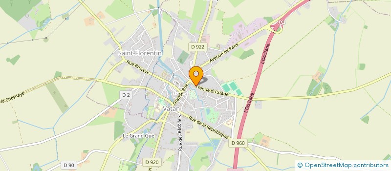 localisation de l'entreprise MADAME JULIA POQUET à VATAN