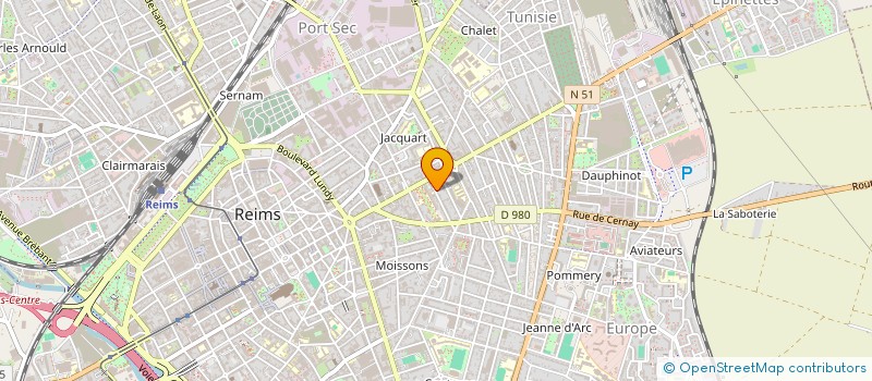 localisation de l'entreprise MADAME JULIA PREVOST  REIMS