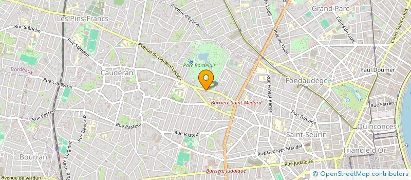 localisation de l'entreprise MADAME JULIA PRIGENT  BORDEAUX