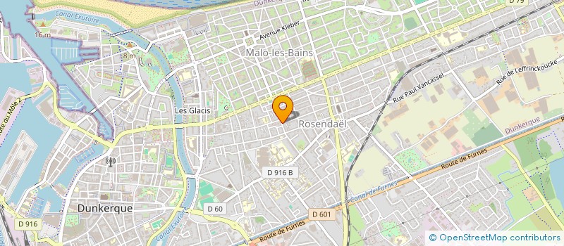 localisation de l'entreprise MADAME JULIA PROCKO  DUNKERQUE