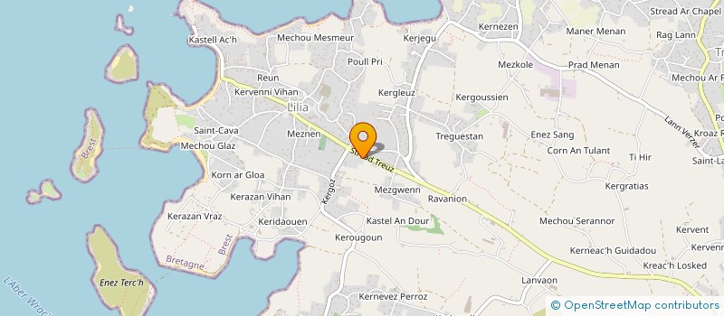 localisation de l'entreprise MADAME JULIA PRONINA  PLOUGUERNEAU