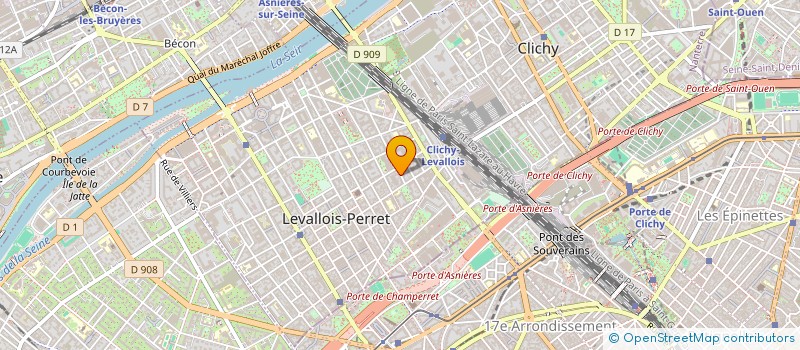 localisation de l'entreprise MADAME JULIA PRUSAK  LEVALLOIS-PERRET