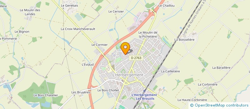 localisation de l'entreprise MADAME JULIA QUANCARD  L'HERBERGEMENT