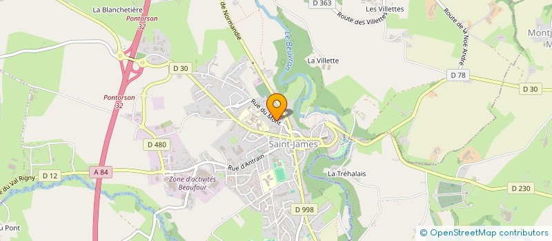 localisation de l'entreprise MADAME JULIA RAMIHARINTSOA  SAINT-JAMES