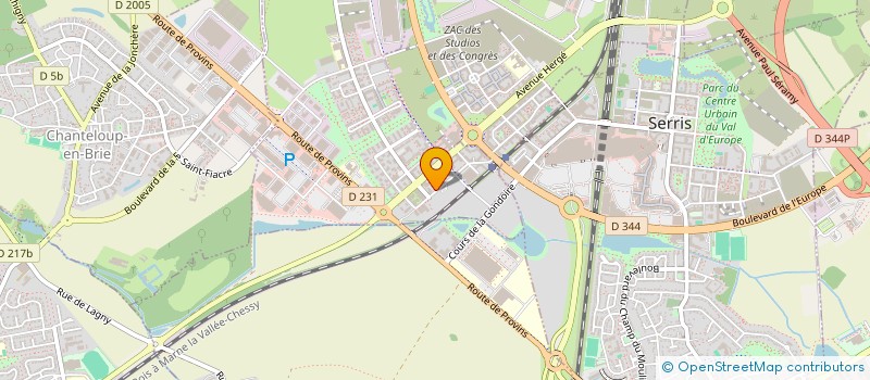 localisation de l'entreprise MADAME JULIA RAPPENEAU  MONTEVRAIN