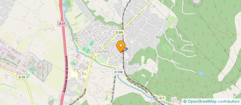 localisation de l'entreprise MADAME JULIA RAUX  AIX EN PROVENCE