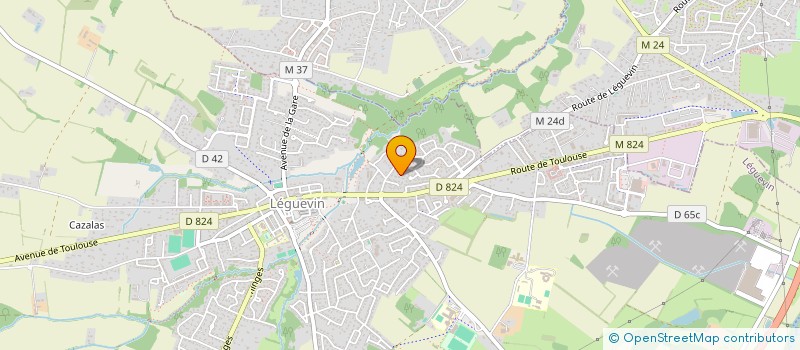 localisation de l'entreprise MADAME JULIA RAVELONTSOA  LEGUEVIN