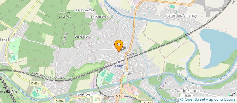 localisation de l'entreprise MADAME JULIA REDLINGER à ESBLY