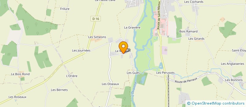 localisation de l'entreprise MADAME JULIA REDON à CHARNY OREE DE PUISAYE