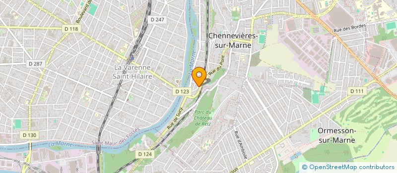 localisation de l'entreprise MADAME JULIA REITZER  CHENNEVIERES-SUR-MARNE