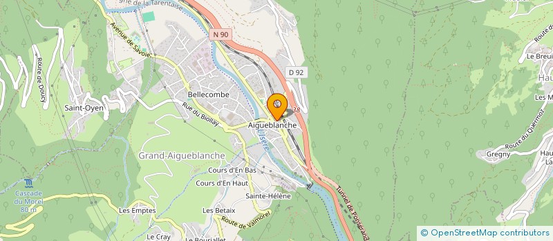 localisation de l'entreprise MADAME JULIA REYDELLET à GRAND-AIGUEBLANCHE
