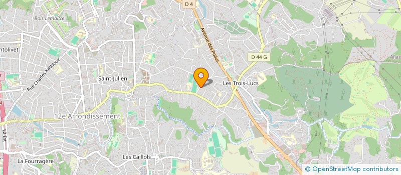 localisation de l'entreprise MADAME JULIA RICCIO  MARSEILLE