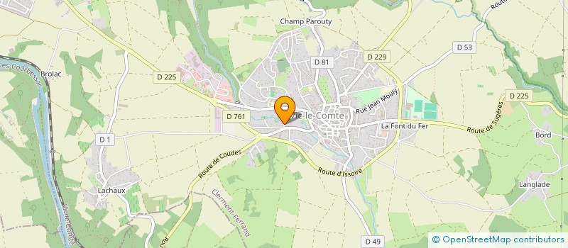 localisation de l'entreprise MADAME JULIA RICHARD  VIC-LE-COMTE