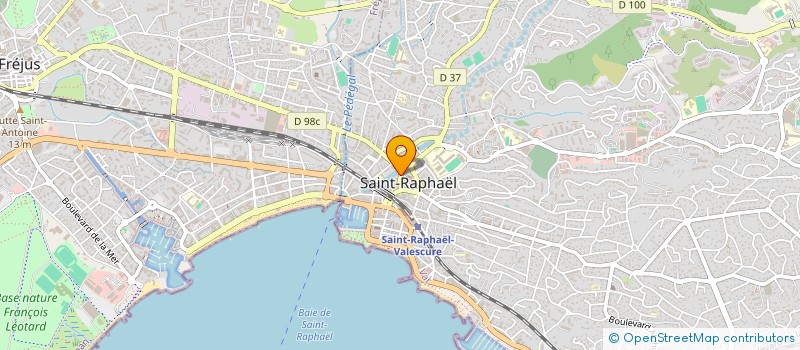 localisation de l'entreprise MADAME JULIA RICHARD à SAINT RAPHAEL