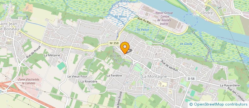 localisation de l'entreprise MADAME JULIA RIPOTON  LA MONTAGNE