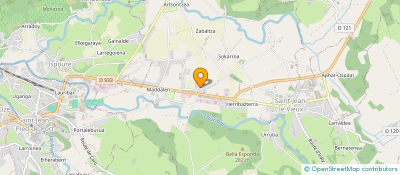 localisation de l'entreprise MADAME JULIA RIVARIN  SAINT-JEAN-LE-VIEUX