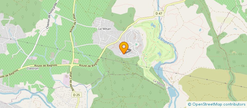 localisation de l'entreprise MADAME JULIA ROCHE  CALLAS