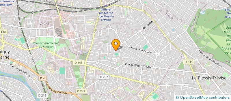 localisation de l'entreprise MADAME JULIA RODRIGUES  CHAMPIGNY-SUR-MARNE