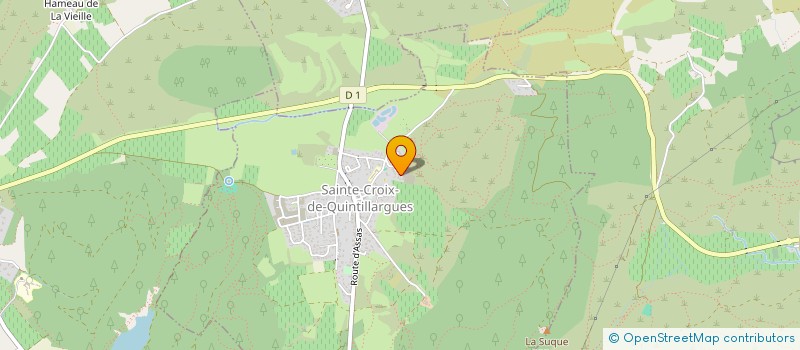 localisation de l'entreprise MADAME JULIA ROS  SAINTE-CROIX-DE-QUINTILLARGUES