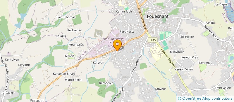 localisation de l'entreprise MADAME JULIA ROSNARHO  FOUESNANT