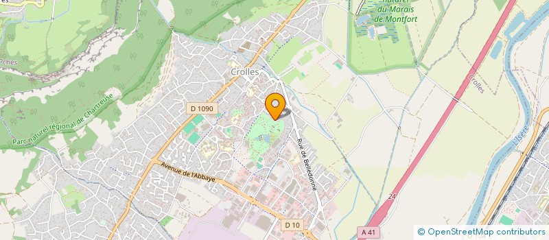 localisation de l'entreprise MADAME JULIA ROUBAT  CROLLES