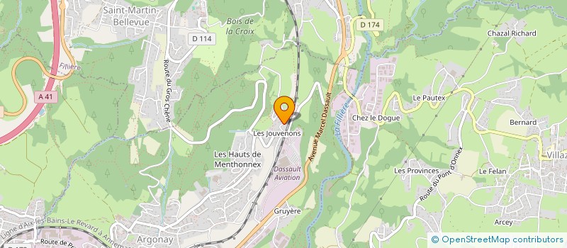 localisation de l'entreprise MADAME JULIA ROUX à ANNECY