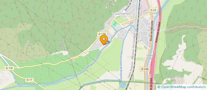 localisation de l'entreprise MADAME JULIA SABATON  LAMANON