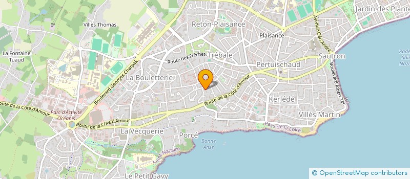localisation de l'entreprise MADAME JULIA SACHER à SAINT-NAZAIRE