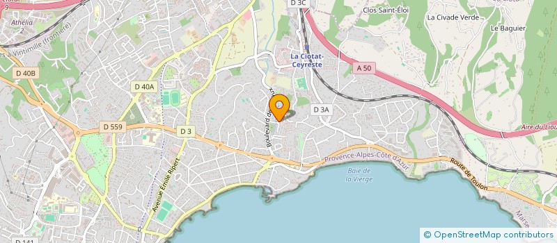 localisation de l'entreprise MADAME JULIA SADOUN à LA CIOTAT
