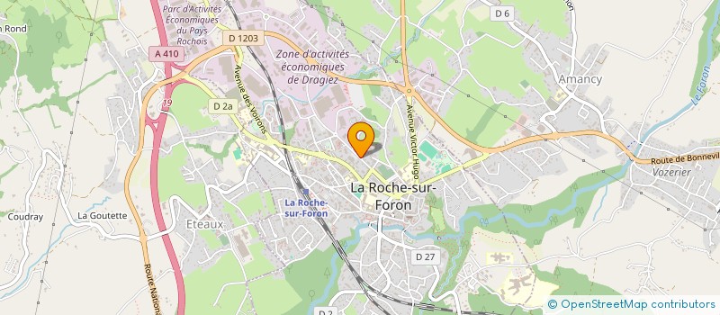 localisation de l'entreprise MADAME JULIA SANTIN  LA ROCHE-SUR-FORON