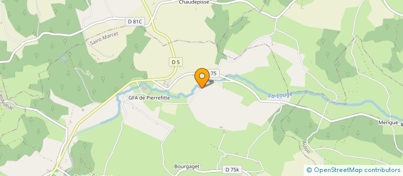 localisation de l'entreprise MADAME JULIA SAUGE à SAINT-MARCET