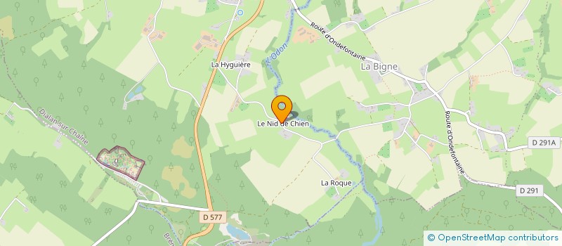 localisation de l'entreprise MADAME JULIA SENECAL  DIALAN SUR CHAINE