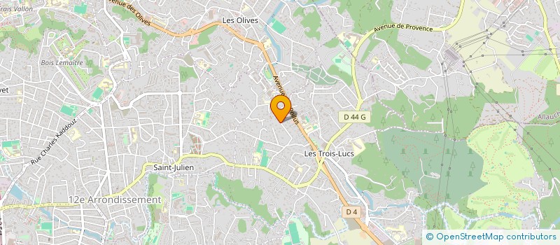 localisation de l'entreprise MADAME JULIA SERRUS à MARSEILLE