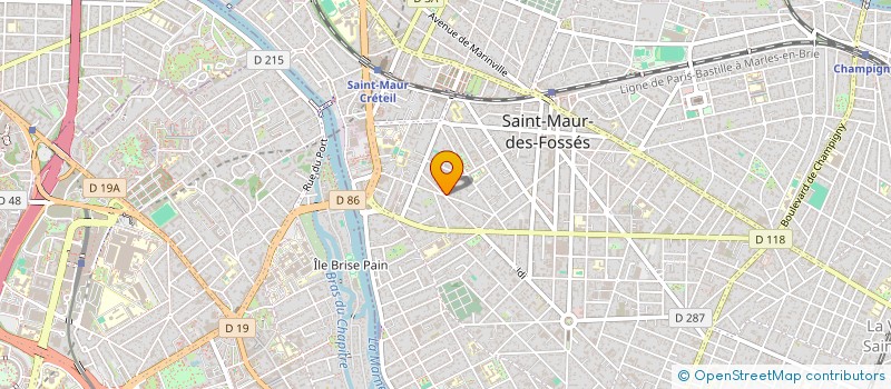 localisation de l'entreprise MADAME JULIA SLAMA à SAINT-MAUR-DES-FOSSES