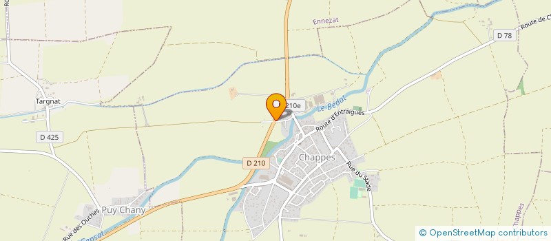 localisation de l'entreprise MADAME JULIA SOARES  CHAPPES