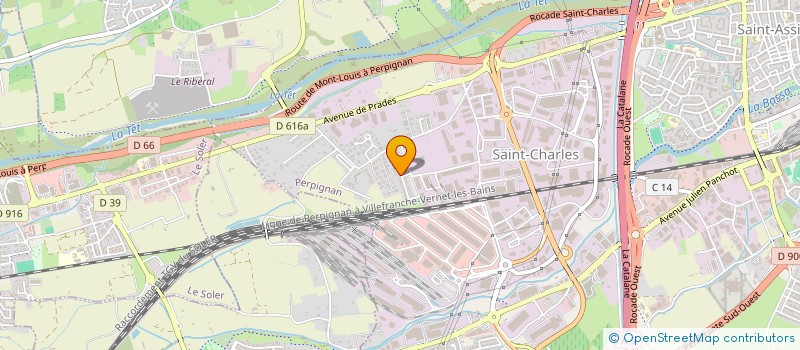 localisation de l'entreprise MADAME JULIA SOMBIA IV  PERPIGNAN