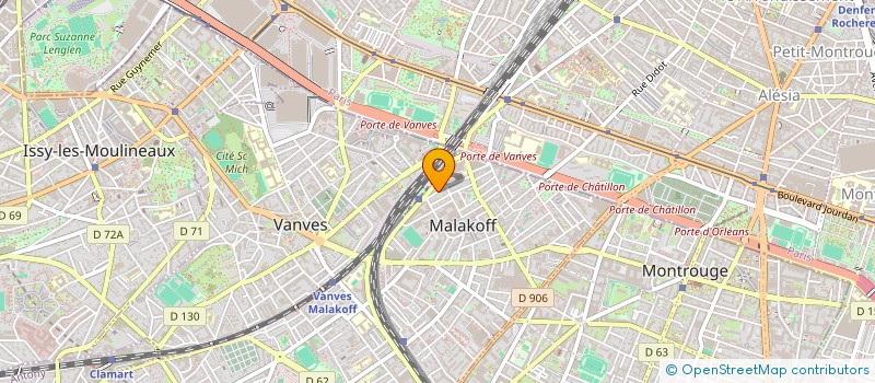 localisation de l'entreprise MADAME JULIA TALEB  MALAKOFF