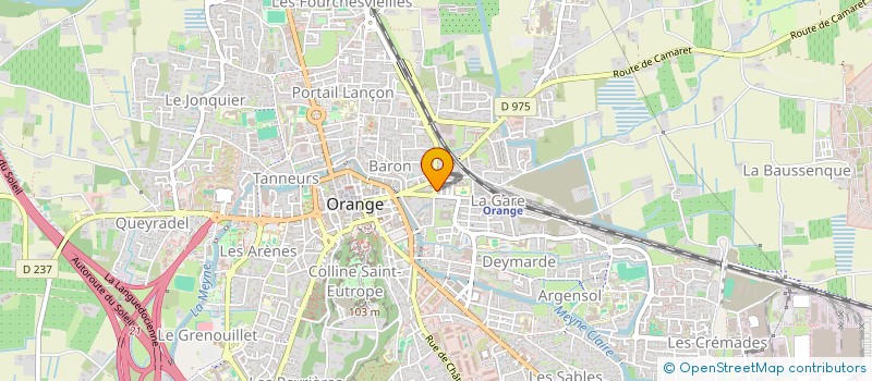 localisation de l'entreprise MADAME JULIA TERRADE  ORANGE