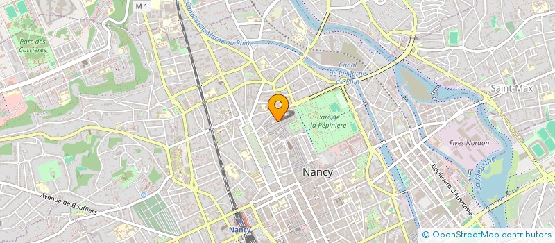 localisation de l'entreprise MADAME JULIA THOMASSIN  NANCY