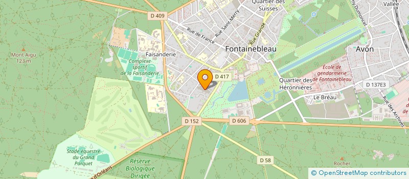localisation de l'entreprise MADAME JULIA TSIRULNIKOV à FONTAINEBLEAU