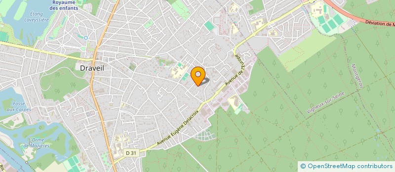 localisation de l'entreprise MADAME JULIA URQUIJO à DRAVEIL