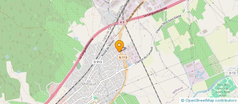 localisation de l'entreprise MADAME JULIA URREA  MILHAUD