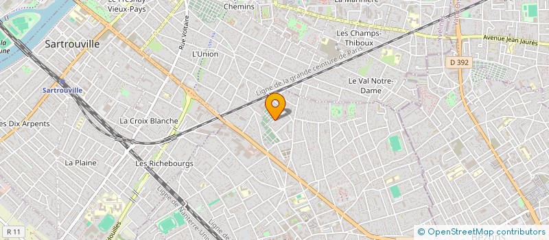 localisation de l'entreprise MADAME JULIA VAN DE SANDE  HOUILLES