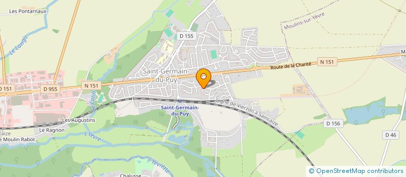 localisation de l'entreprise MADAME JULIA VIEYRES  SAINT-GERMAIN-DU-PUY