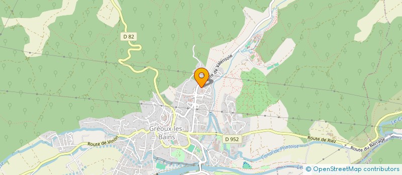 localisation de l'entreprise MADAME JULIA VITTORI  GREOUX-LES-BAINS