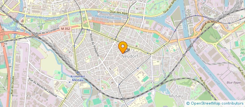 localisation de l'entreprise MADAME JULIA WENCKER à STRASBOURG