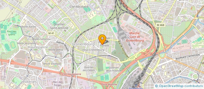 localisation de l'entreprise MADAME JULIA WINCKEL à STRASBOURG