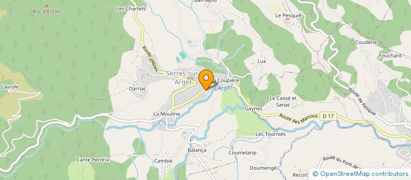 localisation de l'entreprise MADAME JULIA WOHMANN  SERRES-SUR-ARGET