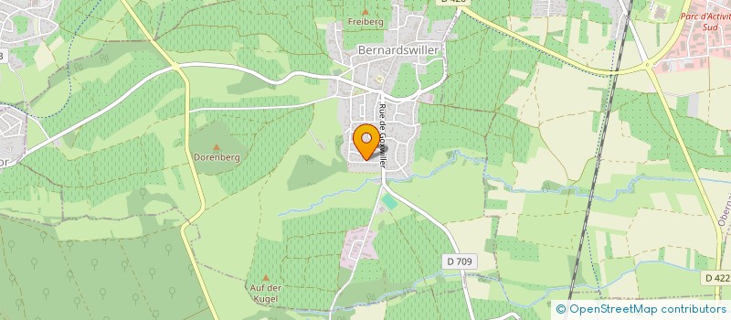 localisation de l'entreprise MADAME JULIA WURTZ  BERNARDSWILLER